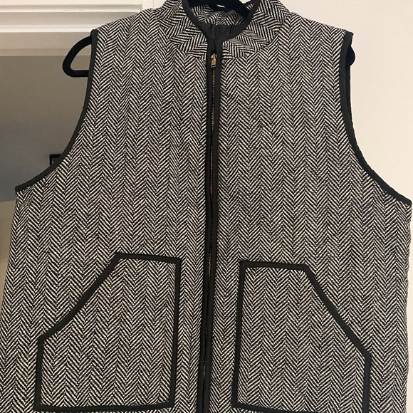 Merokeety Women's Slim Quilted Puffer Herringbone Vest size XL - Picture 2 of 5